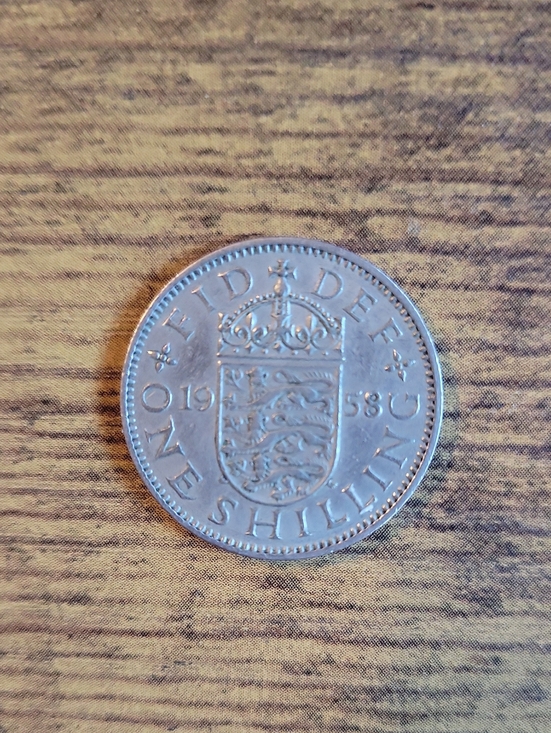 Other - Vintage 1958 United Kingdom One Shilling Coin- Silver Tones